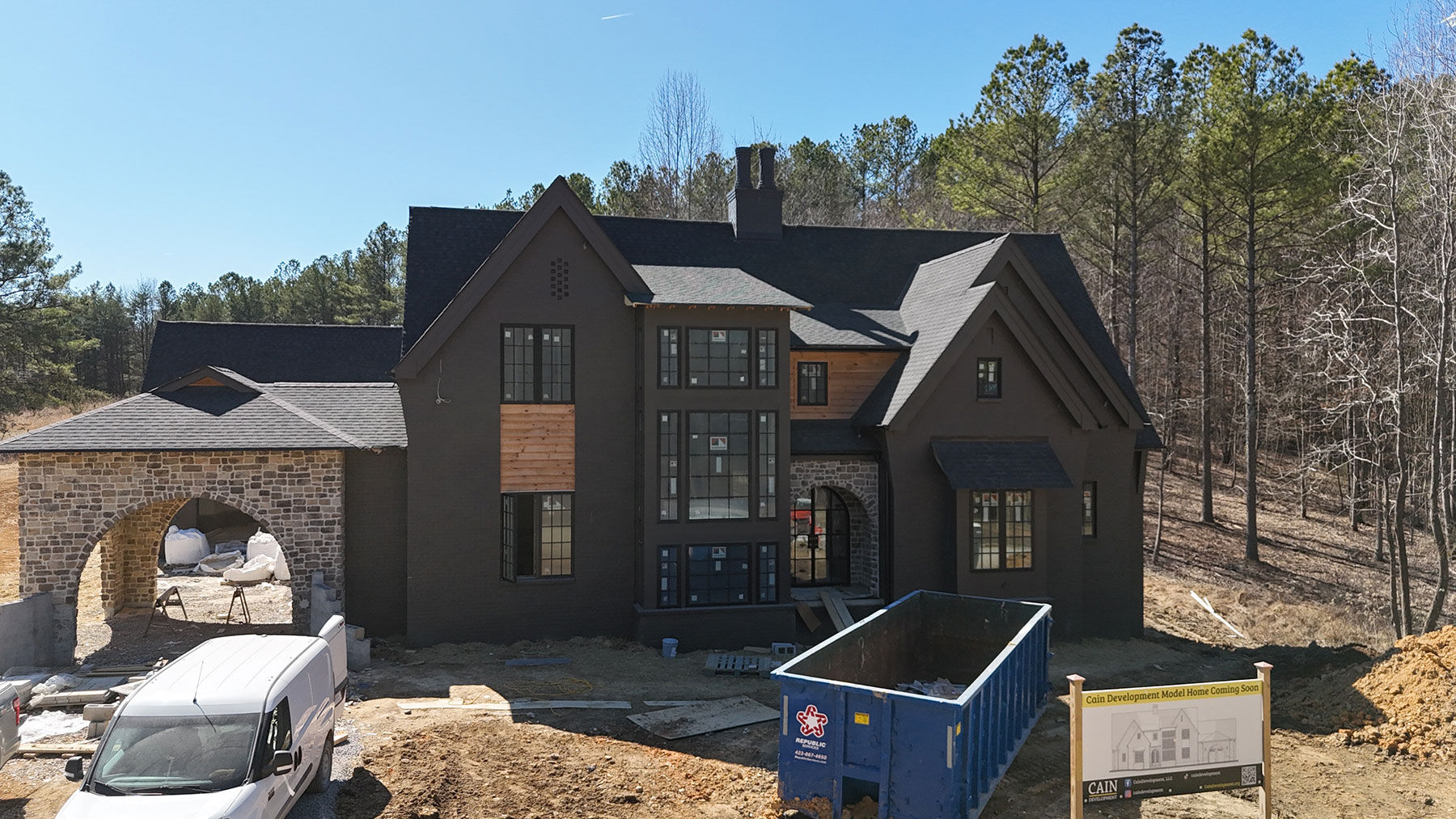Model home constructed at River Gorge Ranch by Cain Development LLC